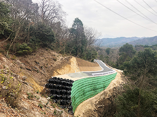 行者山(赤谷工区)林道開設工事